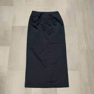 Lafayette 148NY black pencil midi/maxi skirt 40"